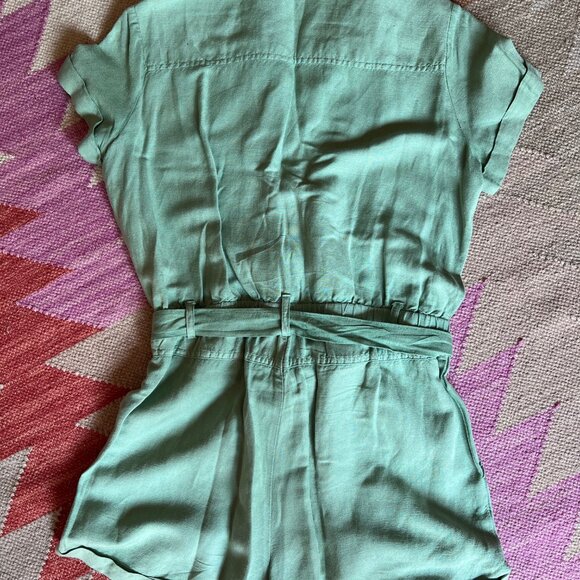 Cloth and Stone Green Utility Romper XS - Picture 8 of 8